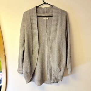 UGG Gray Open-Front Cardigan